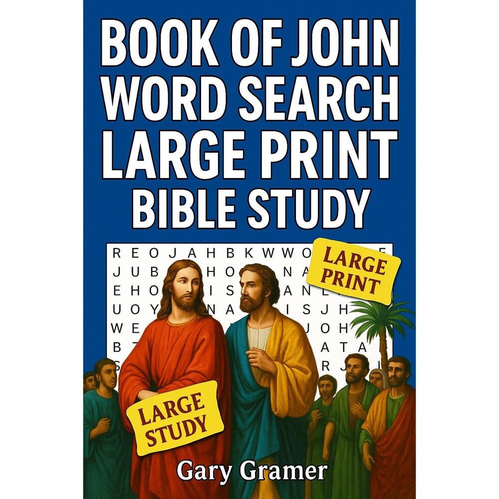 Boo of John Word Search: Large Print Bible Study